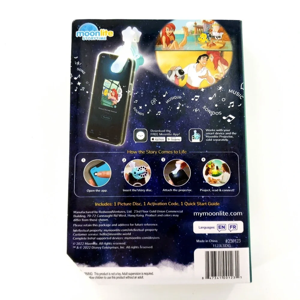 Moonlite Storytime Reel The Little Mermaid Reel Only No Code